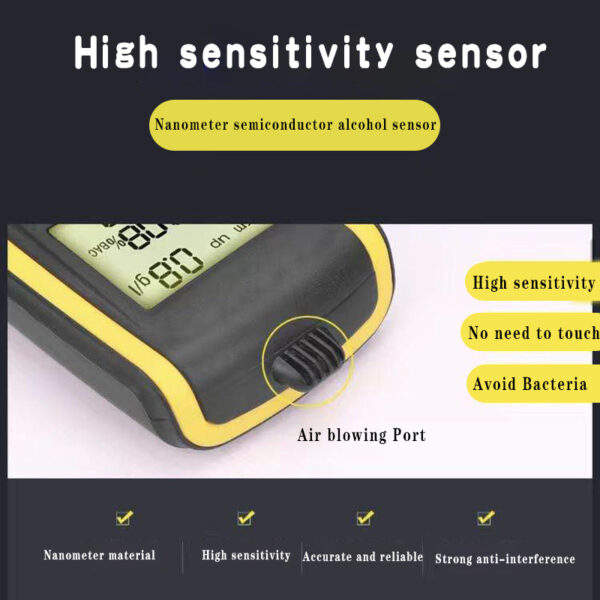 Alcoblowpro HT-611 digital alcohol breathalyser Consumer SME - Image 8